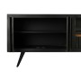 Mobile TV DKD Home Decor Nero Rattan Legno di mango (145,5 x 40,5 x 60 cm)