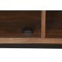 Mobile TV DKD Home Decor Marrone Teca Metallo (125 x 40 x 55 cm)