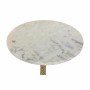 Tavolo aggiuntivo DKD Home Decor Dorato Alluminio Bianco Marmo (40 x 40 x 61 cm)