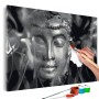 Quadro fai da te - Buddha in Black and White