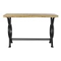 Ingresso DKD Home Decor Naturale Nero Metallo Vintage Legno di mango industriale (120 x 45 x 76 cm)