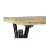 Ingresso DKD Home Decor Naturale Nero Metallo Vintage Legno di mango industriale (120 x 45 x 76 cm)