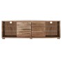 Mobile TV DKD Home Decor Marrone Cristallo Acacia (200 x 40 x 63 cm)