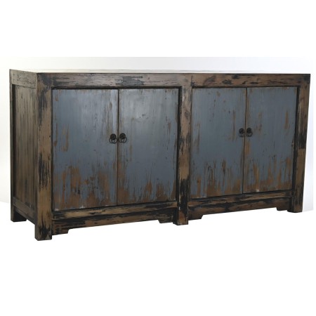 Credenza DKD Home Decor Nero Azzurro Legno Marrone (170 x 48 x 85 cm)