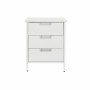 Cassettiera DKD Home Decor Metallo MDF Bianco (40 x 40 x 50 cm)