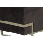 Panca DKD Home Decor  Dorato Metallo Marrone Velluto (120 x 42 x 48 cm)