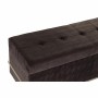 Panca DKD Home Decor  Dorato Metallo Marrone Velluto (120 x 42 x 48 cm)