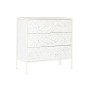 Cassettiera DKD Home Decor Abete MDF Bianco Arabo (80 x 34 x 80 cm)