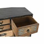 Cassettiera DKD Home Decor Abete Naturale Nero MDF Vintage (87 x 34 x 81,5 cm)