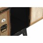 Cassettiera DKD Home Decor Abete Naturale Nero MDF Vintage (87 x 34 x 81,5 cm)