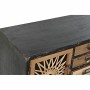 Cassettiera DKD Home Decor Abete Naturale Nero MDF Vintage (87 x 34 x 81,5 cm)