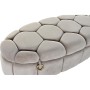 Cassapanca DKD Home Decor Beige Metallo Poliestere (125 x 55 x 53 cm)