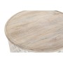 Tavolo aggiuntivo DKD Home Decor Alluminio Legno di mango (81 x 81 x 45 cm)