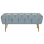 Panca DKD Home Decor Grigio Metallo Poliestere (103 x 46 x 42 cm)