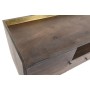 Mobile TV DKD Home Decor Marrone scuro Metallo Legno di mango (130 x 45 x 60 cm)