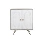 Credenza DKD Home Decor Grigio Dorato Bianco Ottone Legno di mango (93 x 41 x 114 cm)