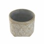 Vaso DKD Home Decor Nero Dorato Metallo Bianco Bicolore (26 x 26 x 70 cm)