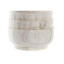 Vaso DKD Home Decor Marrone Boho (17 x 17 x 16 cm)