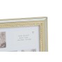 Cornice Portafoto DKD Home Decor Luxury Cristallo Argentato Dorato Alluminio PS Tradizionale (46,5 x 2 x 40 cm) (2 Unità)