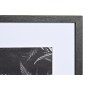 Cornice Portafoto DKD Home Decor Cristallo Nero Legno MDF (32 x 3 x 42,5 cm) (33 x 2 x 45 cm) (6 Pezzi)