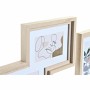 Portafoto da Parete DKD Home Decor Urban Cristallo Naturale Multicolore Legno MDF (40 x 1,5 x 50 cm)